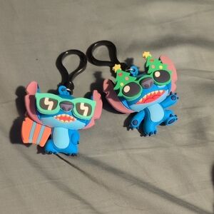 Blue Cartoon Character Keychains